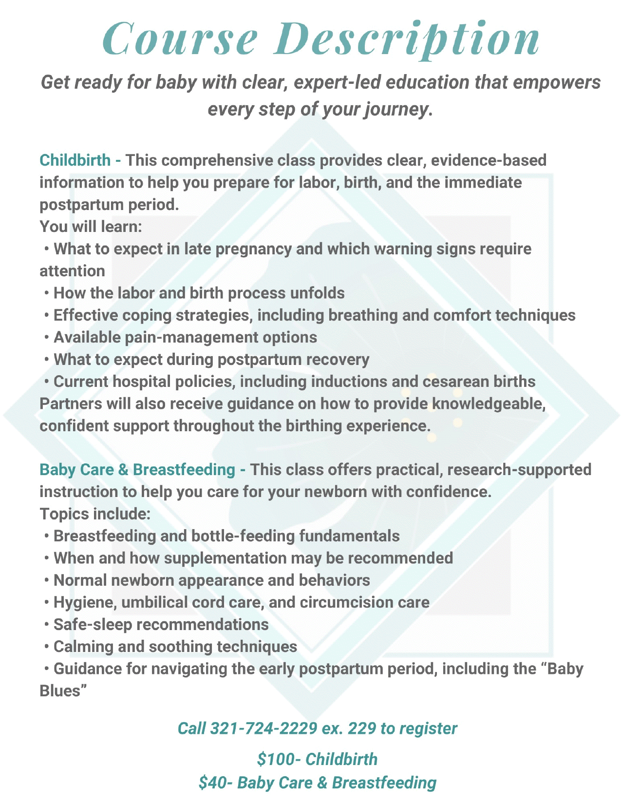 Childbirth Classes