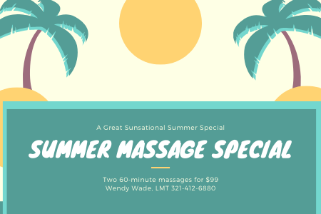 Summer Massage Special 